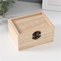 Шкатулка д/росписи дерево «Прямоугольная», 6*12*9см 13185