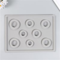 Доска-органайзер д/бисероплетения и изготовления изделий из бусин, 26*34.5*1.6см 1287