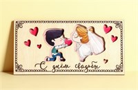 Конверт д/денег с деревянным элементом 