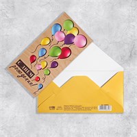 Конверт д/денег с деревянным элементом 