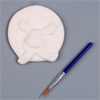 Ёлочная игрушка под роспись «Олень» с подвесом, кисть 126767