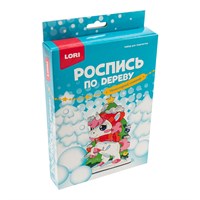 Роспись по дереву. Новогодний сувенир 