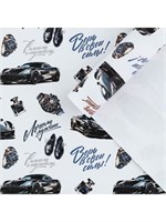 Бумага упаковочная глянцевая «Лучшему мужчине», 70*100см 126904