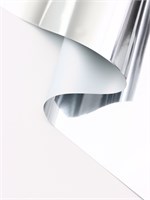 Пленка д/цветов, «Серебряная сторона», белый, 57*57см 126952