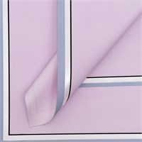 Пленка д/цветов и букетов, матовая, розовый, 58*58см 126968