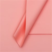 Пленка д/цветов и букетов, 57*57см, светло-коралловая 126971