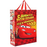 Пакет подарочный «С днём рождения, чемпион!», 31*40*11.5см 126989
