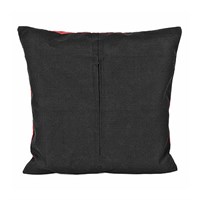 Обратная сторона наволочки НПД-40 40*40см белый, черный  11835