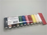 Нитки швейные армированные Ассорти 45ЛЛ 120м 11шт 30013