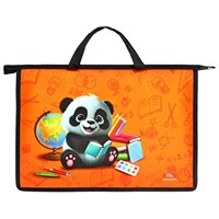 Папка с ручками А4, пластиковая, ручки-тесьма, Calligrata 