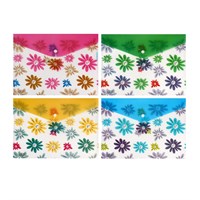 Папка-конверт на кнопке, А4, 