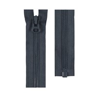 Молния G3071 50см Тип 7 1шт разъёмная однозамковая, цв т.серый 127136