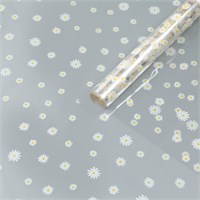 Пленка д/цветов «Маргаритка» белый+жёлтый 0.7*8.2м, 40мкм 127290