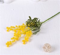 Цветы искусственные «Мимоза», h40см, жёлтые 127459