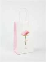 Пакет подарочный крафт, упаковка, «Be happy», 12*21*9см 127584