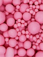 Кондитерская посыпка с мягким центром матовая «Жемчуг», розовая, 50гр 127615