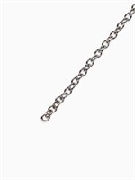 Цепочка железная, 1м, размер звена 0.3*0.3*0.1см, якорная, цвет серебро 127619