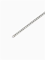 Цепочка железная, 0.3*0.3*0.1см, 1м, цв серебро 127620