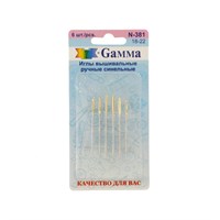 Иглы вышивальные ручные синельные N-381 18-22  22120