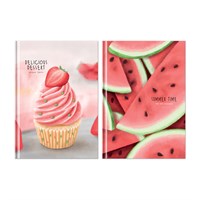 Блокнот А6, 64л, евроформат, BG "Summer dessert", матовая ламинация 118129