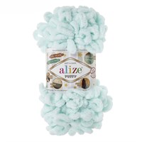 Пряжа Alize Puffy 100% Микрополиэстер 100гр №820, мята 127763