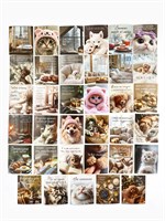 Открытка-мини «Котики», 1шт, 8*10см, в ассорт 127821