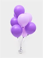 Воздушные шары латексные 12" «Фиолетовый микс» н-р 25шт 128434