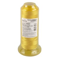 Швейные нитки (полиэстер) 210D/3 "Gamma"/"Micron" 1000я 912м цв ярко-желтый 128508