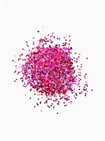 Наполнитель д/шаров «Конфетти шестиугольник», d3мм, 10гр, розовый 128736