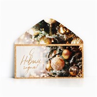Конверт д/денег «С Новым годом», 16.5*8см 128860