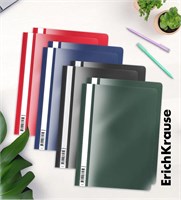 Папка-скоросшиватель А4, 140мкм, ErichKrause Fizzy Classic, пластиковая, микс 1шт 128934