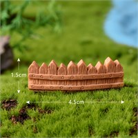 Забор пластик 4,5*1,5см мини-фигурка 9681