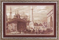 Панна н-р д/вышивки золотая серия Стамбул. Фонтан султана Ахмета ГМ-1292  14251