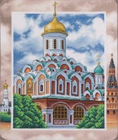 Панна н-р д/вышивки Казанский собор на красной площади ЦМ-1703 33*40см 24102