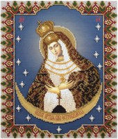 Панна н-р д/вышивки бисером икона божией Матери Остробрамская ЦМ-1754  27488