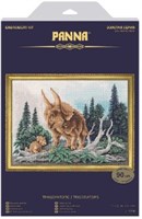 Набор для вышивания "PANNA" "Золотая серия" J-7290 "Трицератопс" 25271