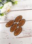 Нашивки Handmade since 1992 кожзам пришивные н-р 5шт  102446 - фото 11591