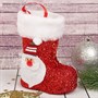 Подарочная упаковка «Сапожок», Дед Мороз, красный цвет - фото 14093