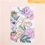 Открытка на акварельном картоне с тиснением With love, 10×15см 24134 - фото 15393