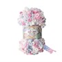 Пряжа Alize Puffy Fine Color 100г/14м №5945 розовый голубой белый 102170 - фото 15890