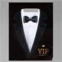 Пакет "Смокинг VIP", полиэтилен, с вырубной ручкой, 30*40см, 50мкм 26499 - фото 16495