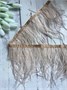 Перья страуса на ленте ширина 15см, цвет светло-бежевый, 1м  105212 - фото 17028