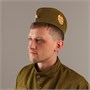 Пилотка военного для взрослых + термонаклейка 105921 - фото 17710