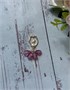 Подвеска Балерина, золот.лиловый 58*32мм, 1 шт  108736 - фото 21205