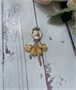 Подвеска Балерина, золот.желтый 58*32мм, 1 шт  108737 - фото 21206