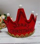 корона- ободок светящаяся Merry Chistmas цв. красный 109714 - фото 22467