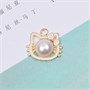 Подвеска Hello Kitty (белый) 2,0х2,3см ,1шт  109777 - фото 22491