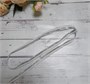 Лента декоративная с люрексом 1см, цвет серебро-белый с бархатом, 1м 109989 - фото 22840