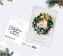 Почтовая карточка «Счастья в Новом году» венок, 10×15см 111752 - фото 25123