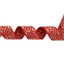 Лента жаккардовая 18мм "Gamma" С1856Г17 рис.8681 1м красный/золото 113839 - фото 27386